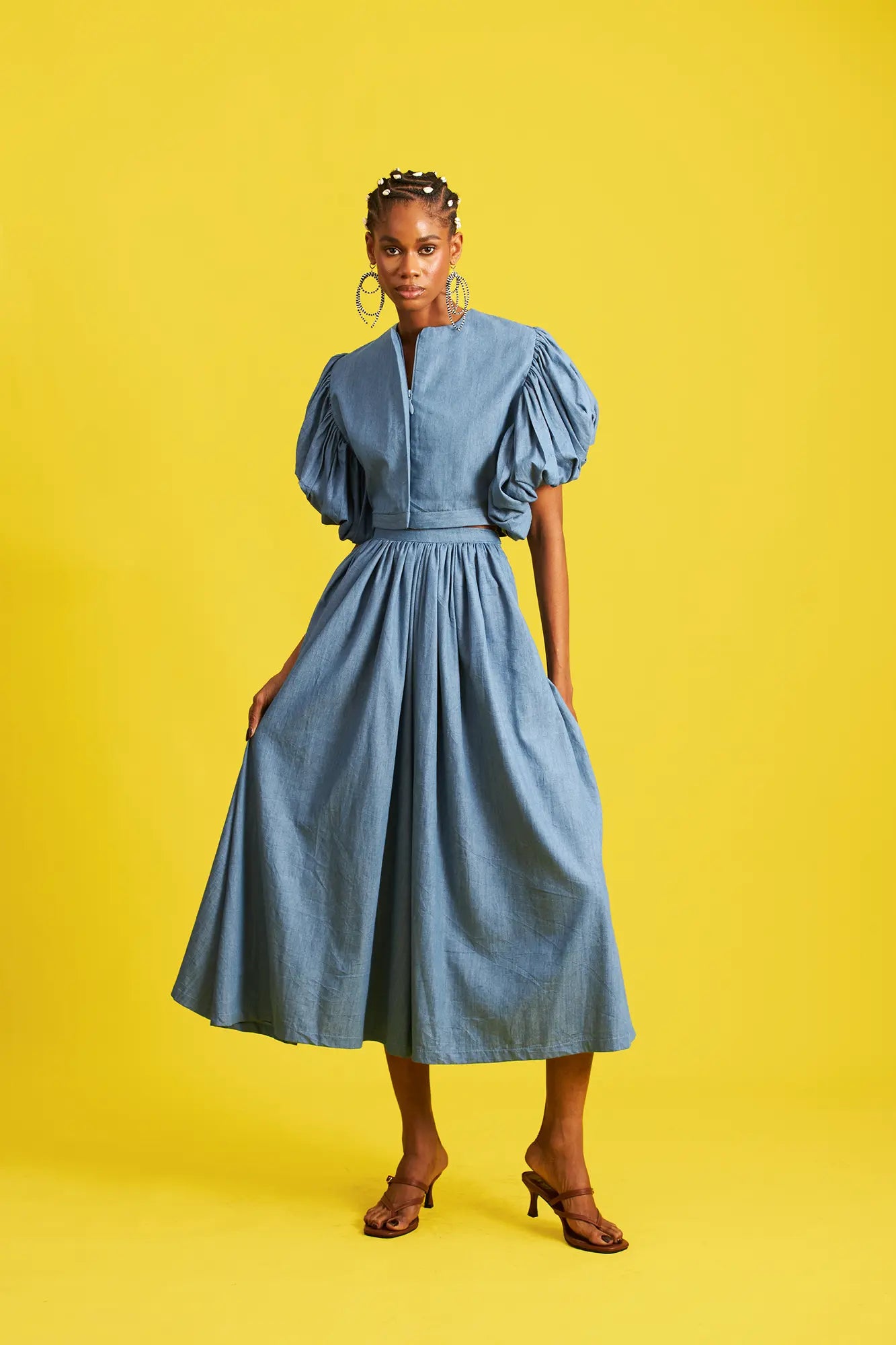 Binta Denim Culottes