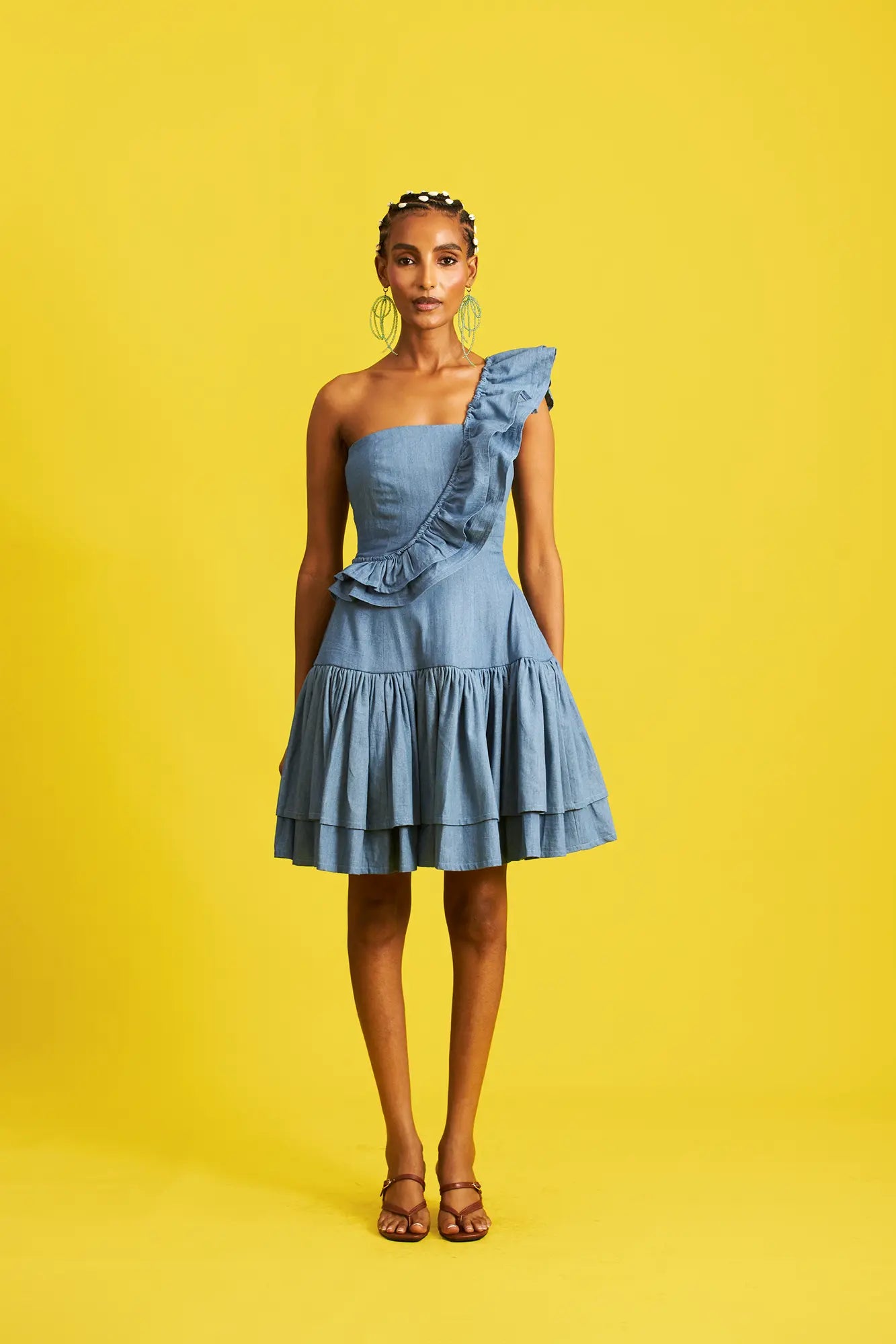 Hassana Denim Mini Dress