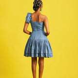 Hassana Denim Mini Dress