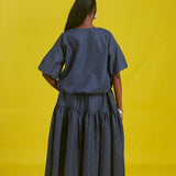 Amaka denim skirt set